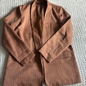 Eleven 22 Blush Striped woman’s Blazer, L